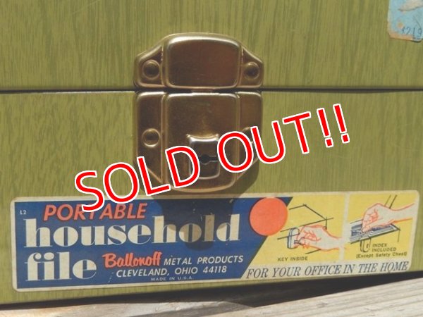 画像2: dp-150602-24 Ballonoff / 50's-60's Household File Box