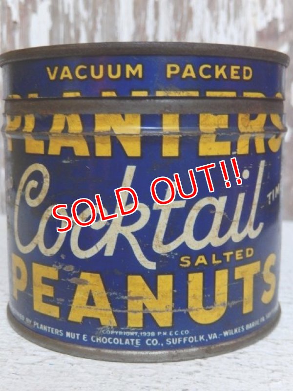 画像3: dp-150609-05 Planters / Mr.Peanuts 40's-50's Cocktail Peanuts Tin Can