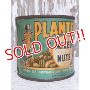 画像: dp-150609-08 Planters / Mr.Peanuts 40's Salted Mixie Nuts Tin Can