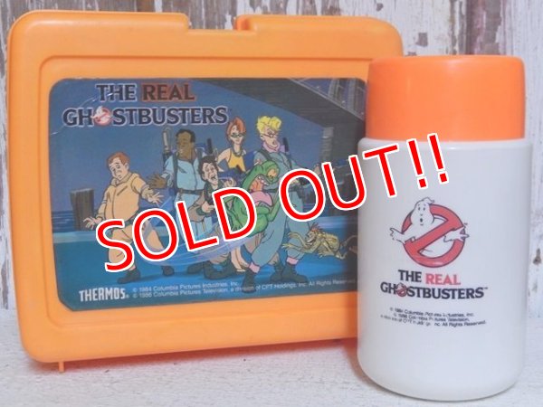 画像1: ct-150602-53 The Real Ghostbusters / Thermos 80's Plastic Lunchbox