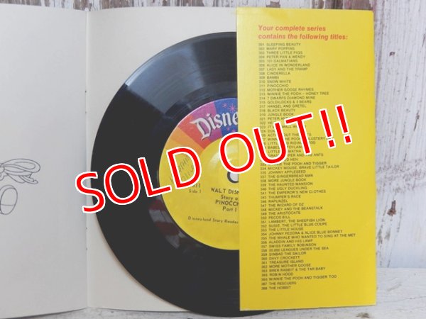 画像7: ct-150519-28 Pinocchio / 70's Record and Book