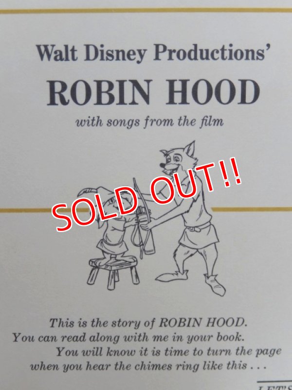 画像2: ct-150519-40 Robin Hood / 70's Record and Book