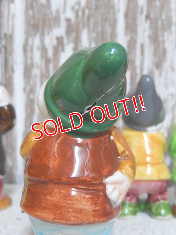 画像8: ct-150623-07 Seven Dwarfs / 70's Ceramic Figure set