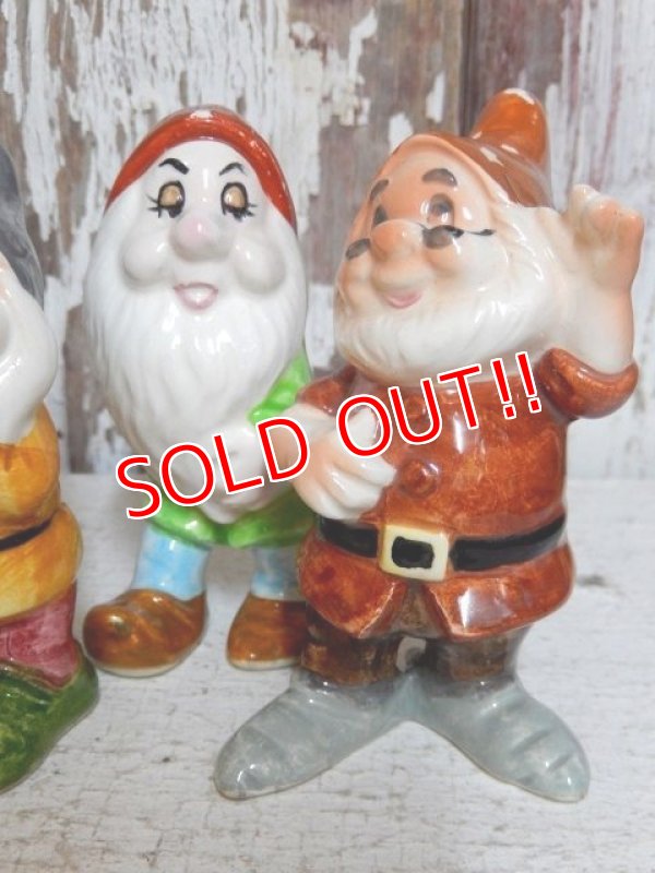 画像4: ct-150623-07 Seven Dwarfs / 70's Ceramic Figure set