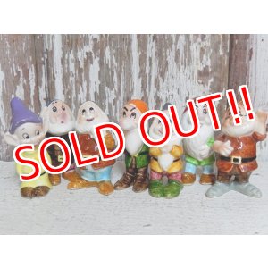 画像: ct-150623-07 Seven Dwarfs / 70's Ceramic Figure set