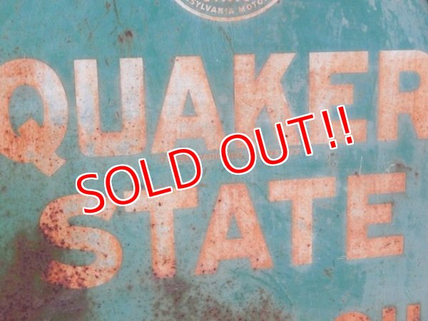 画像10: dp-150701-01 Quaker State / 40's Metal Sign
