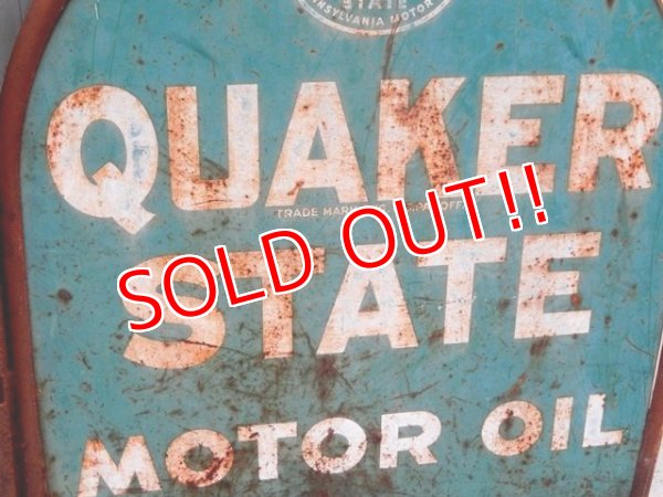 画像2: dp-150701-01 Quaker State / 40's Metal Sign