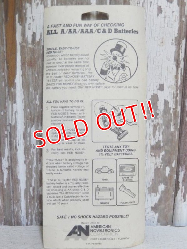 画像5: ct-150701-34 W.C. Fields / 1974 Battery Tester