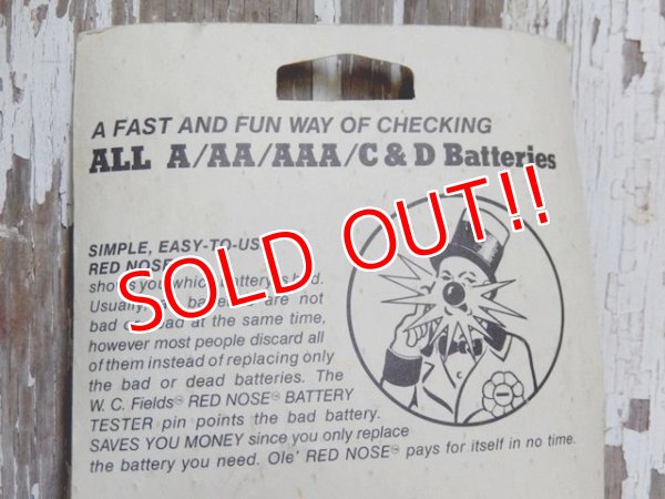 画像6: ct-150701-34 W.C. Fields / 1974 Battery Tester