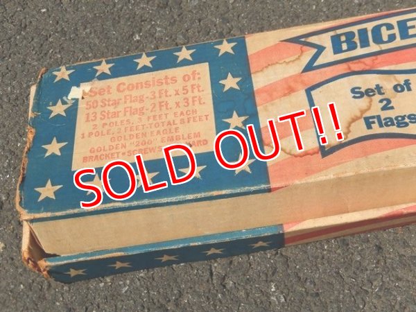 画像11: dp-150511-02 Flag of the United States 70's Two in One Bicentennial Flag Set