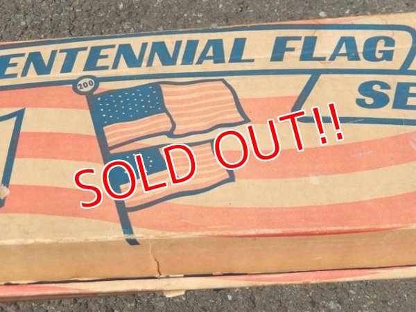 画像12: dp-150511-02 Flag of the United States 70's Two in One Bicentennial Flag Set