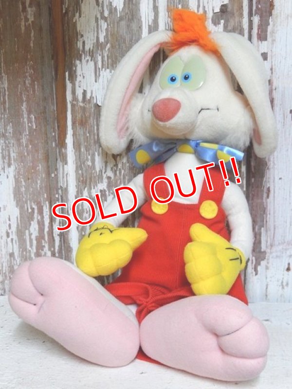 画像1: ct-150720-10 Roger Rabbit / 80's Plush Doll