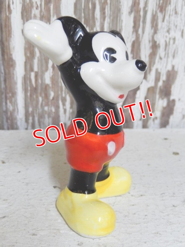 画像2: ct-150720-29 Mickey Mouse / 80's Ceramic Figure