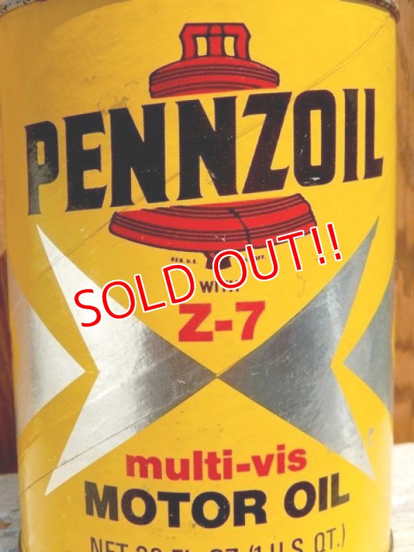 画像2: dp-150701-01 Pennzoil / Z7 Motor Oil Can