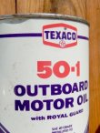 画像2: dp-150701-01 TEXACO / 50-1 OUTBOARD Motor Oil Can