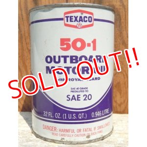 画像: dp-150701-01 TEXACO / 50-1 OUTBOARD Motor Oil Can