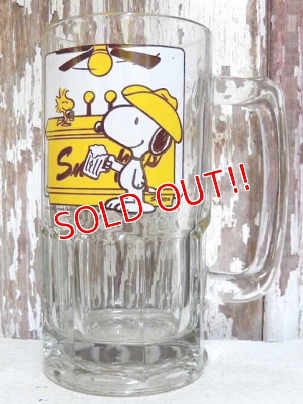 画像1: ct-150804-12 Snoopy / 70's Beer Mug "Here's To You, Pardner"