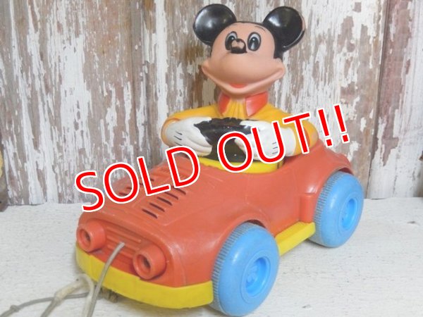 画像1: ct-150728-14 Mickey Mouse / Kohner Bros 70's Pull Toy