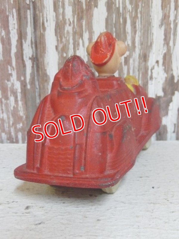 画像5: ct-150818-09 Mickey Mouse / Sun Rubber 30's-40's Fire Engine