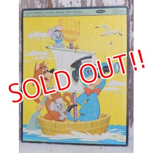 画像: ct-150804-05 Huckleberry Hound / Whitmans 60's Frame Tray Puzzle