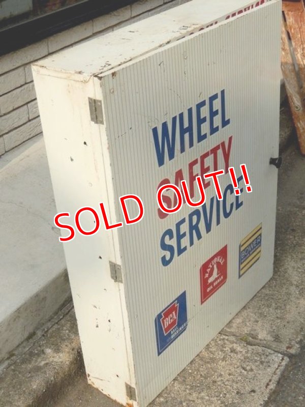 画像4: dp-150819-04 Wheel Safety Service / Vintage Cabinet