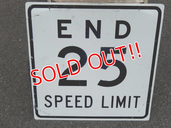 画像5: dp-150811-13 Road sign "SPEED LIMIT 25"