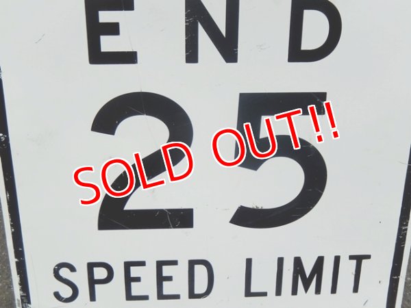 画像6: dp-150811-13 Road sign "SPEED LIMIT 25"