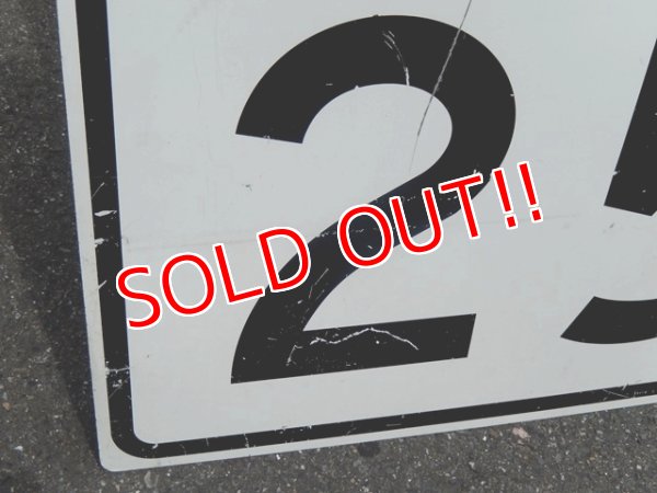 画像4: dp-150811-13 Road sign "SPEED LIMIT 25"