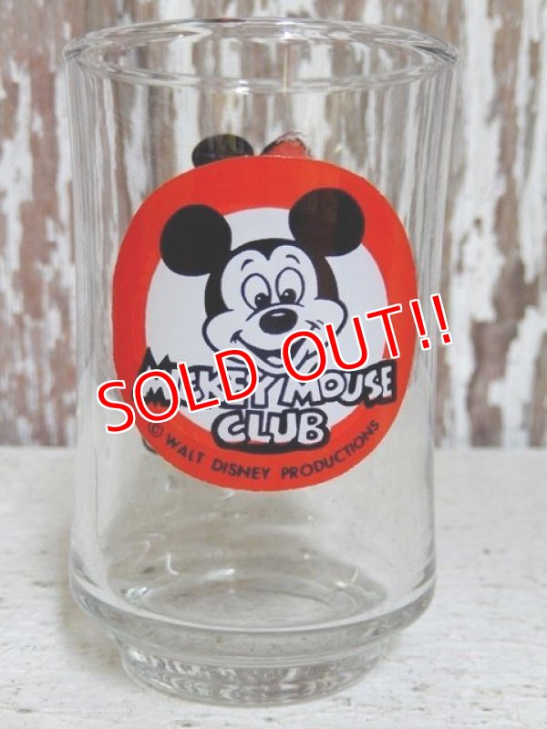 画像1: ct-150825-19 Mickey Mouse Club / 60's-70's mini Glass