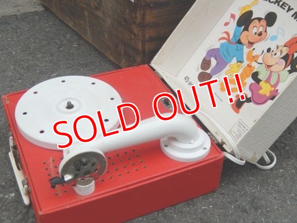 画像4: ct-150825-30 Mickey Mouse & Minnie Mouse / 60's-70's Record Player