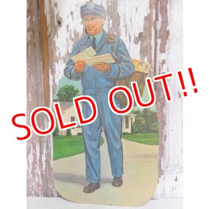 画像: dp-150617-17 Vintage Cardboard "Postman"