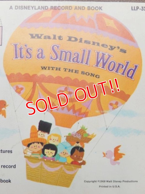 画像2: ct-150818-29 Walt Disney's / It's A Small World 60's Record and Book