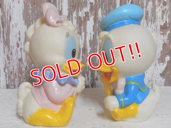 画像4: ct-150901-28 Baby Donald Duck & Daisy Duck / 80's-90's Rubber Toy