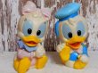 画像1: ct-150901-28 Baby Donald Duck & Daisy Duck / 80's-90's Rubber Toy