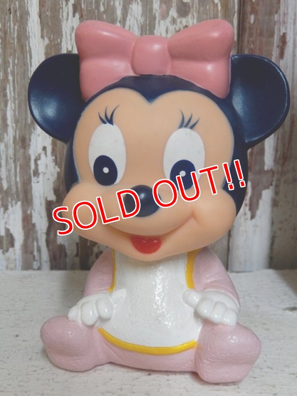画像3: ct-150901-26 Baby Mickey Mouse & Minnie Mouse / 80's-90's Rubber Toy
