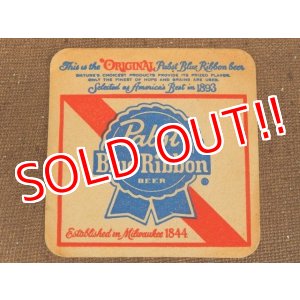 画像: dp-150902-27 Pabst Blue Ribbon / Vintage Coaster