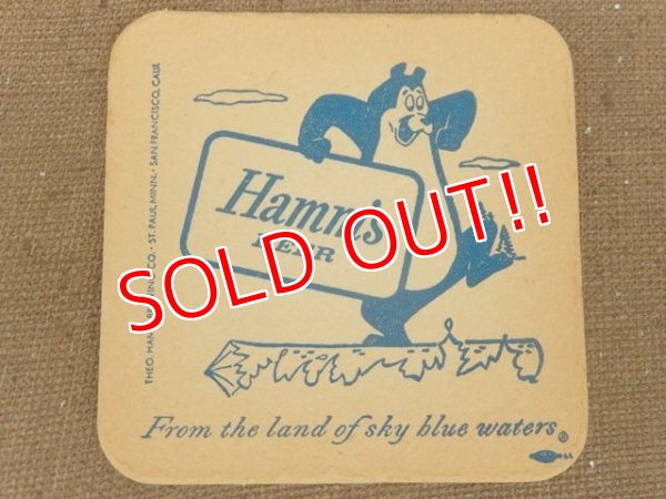 画像1: dp-150902-27 Hamm's / Vintage Coaster