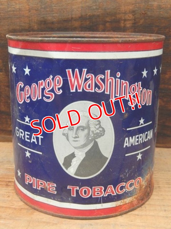 画像1: dp-150902-04 George Washington / Vintage Pipe Tobacco Can