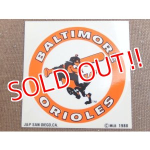 画像: ct-150701-22 Baltimore Orioles / 80's Window Sticker