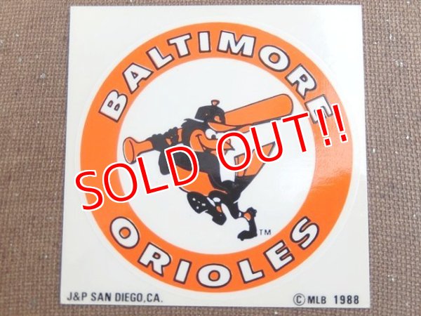 画像1: ct-150701-22 Baltimore Orioles / 80's Window Sticker