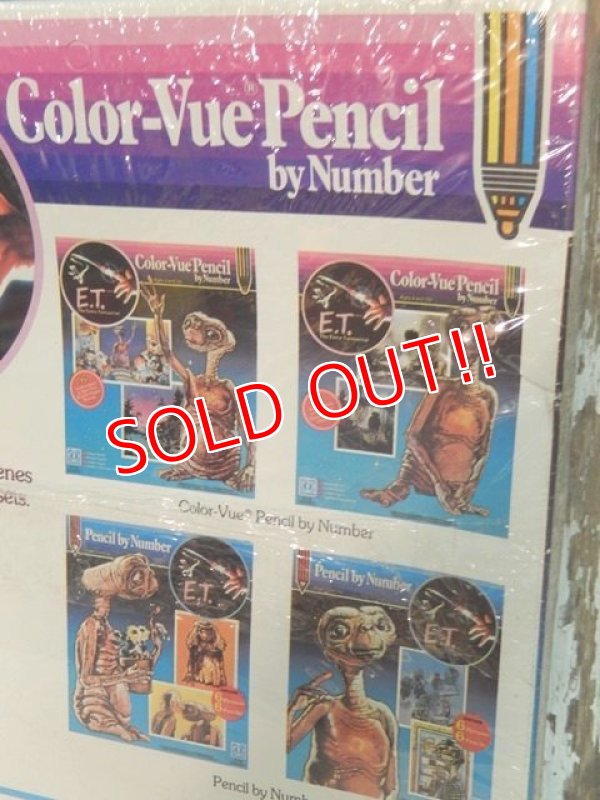 画像7: ct-140304-33 E.T. / 80's Color-Vue Pencil By Number