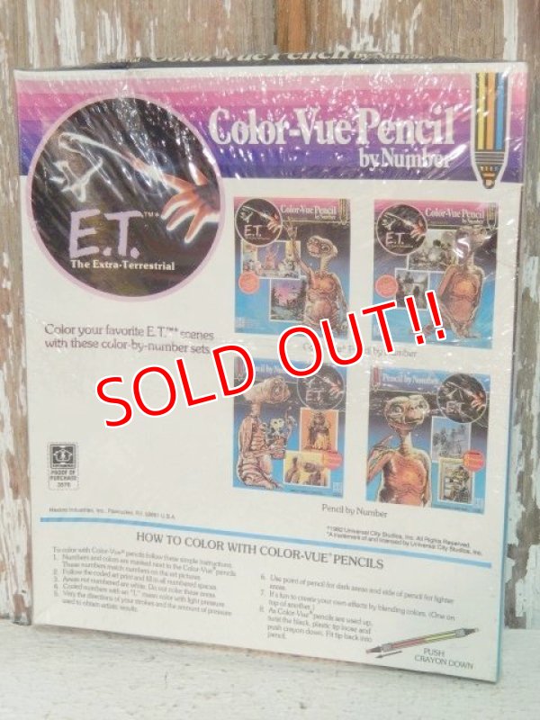 画像6: ct-140304-33 E.T. / 80's Color-Vue Pencil By Number