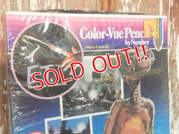 画像2: ct-140304-33 E.T. / 80's Color-Vue Pencil By Number