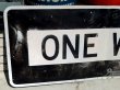 画像2: dp-150902-23 80's〜ONE WAY Road Sign