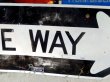 画像3: dp-150902-23 80's〜ONE WAY Road Sign