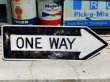 画像1: dp-150902-23 80's〜ONE WAY Road Sign