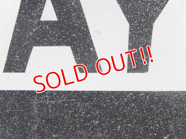 画像5: dp-150914-01 80's〜ONE WAY Road Sign