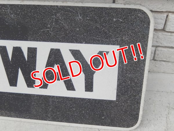 画像4: dp-150914-01 80's〜ONE WAY Road Sign