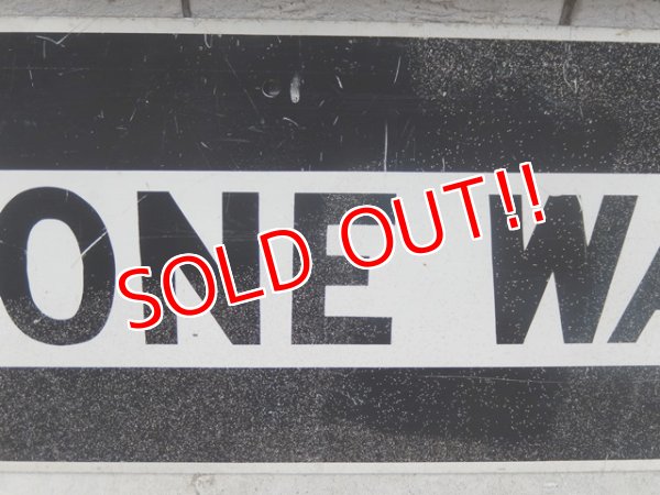 画像3: dp-150914-01 80's〜ONE WAY Road Sign