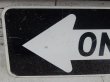 画像2: dp-150914-01 80's〜ONE WAY Road Sign